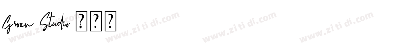 Groen Studio字体转换